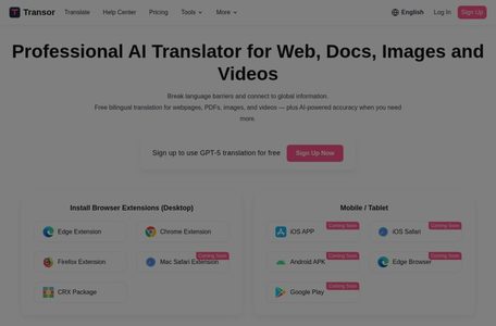 Transor沉浸式翻译